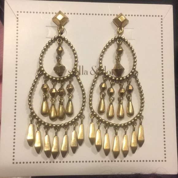 Stella & Dot Jewelry - New in box Stella & Dot earrings